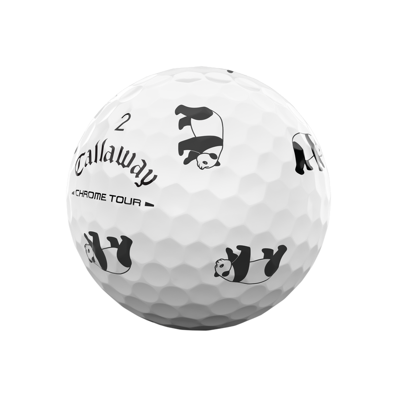 Chrome Tour Panda Golf Balls - View 4