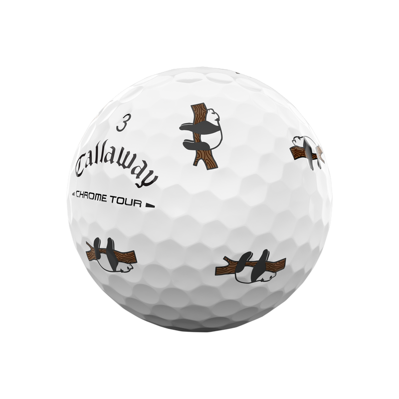 Chrome Tour Panda Golf Balls - View 5