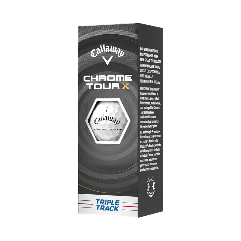 Chrome Tour X Triple Track Golf Balls - View 6