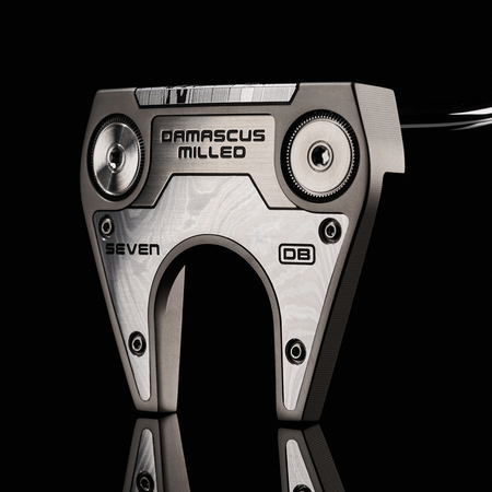 Damascus Milled Seven Double Bend Putter