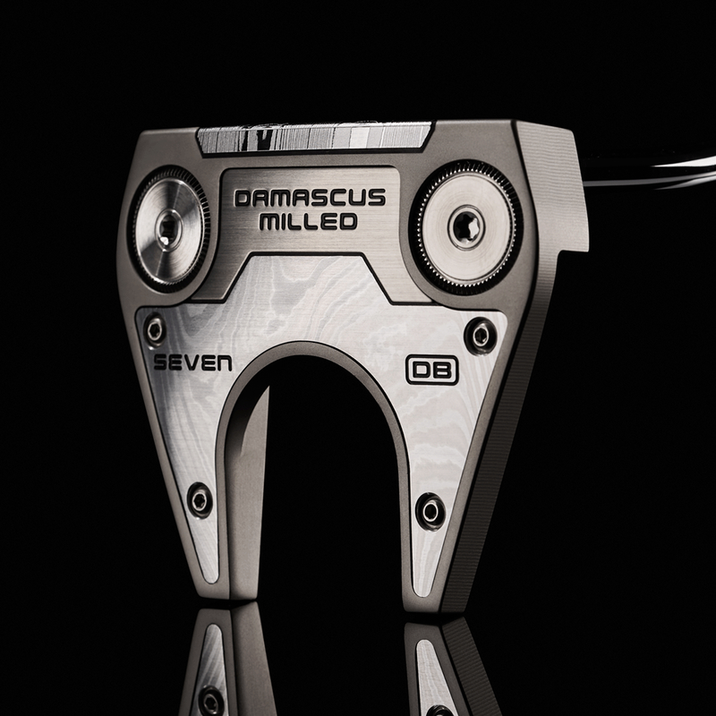 Damascus Milled Seven Double Bend Putter - View 1