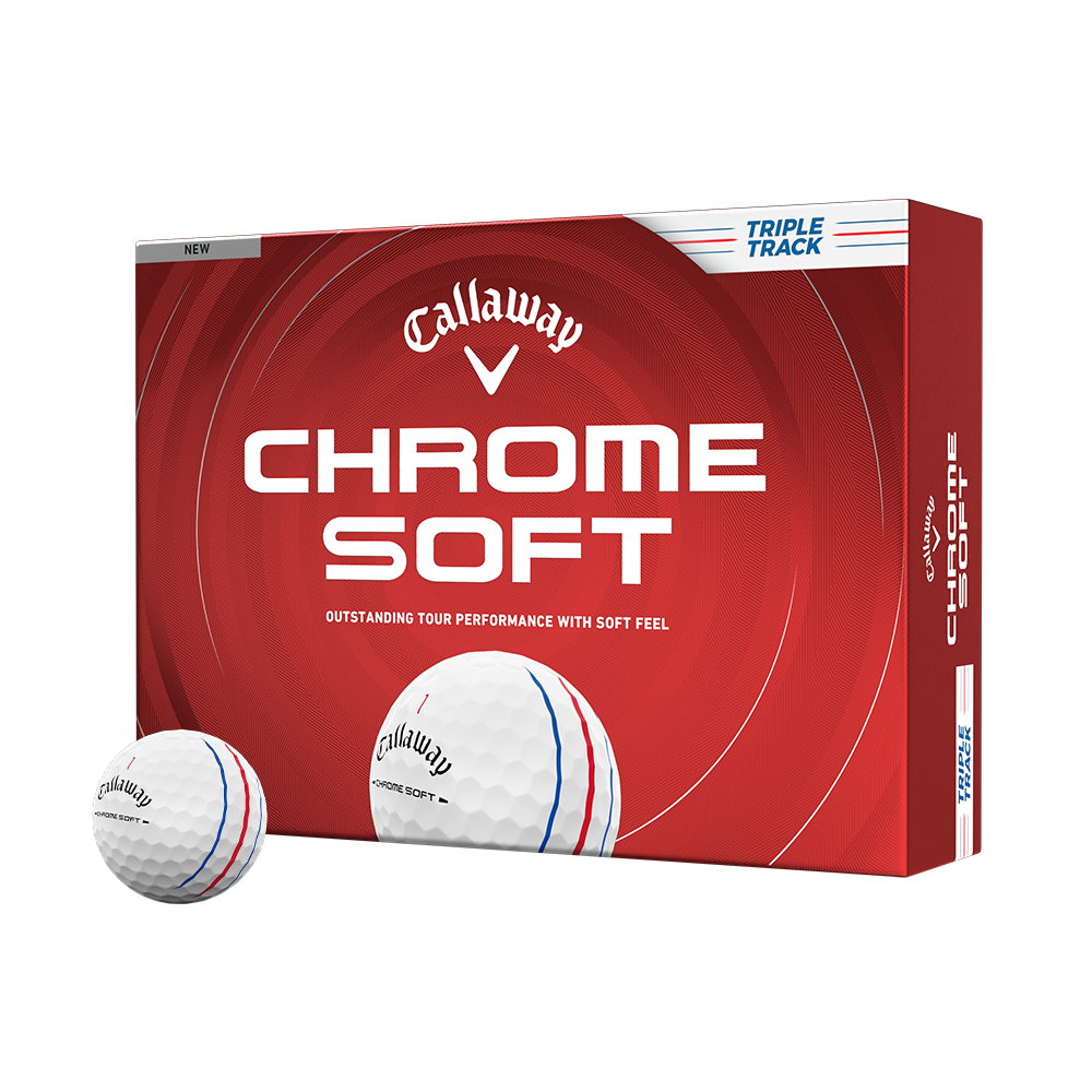 CHROME SOFT X LS 12球 TRIPLE TRACK Chrome Soft Triple Track Golf Balls