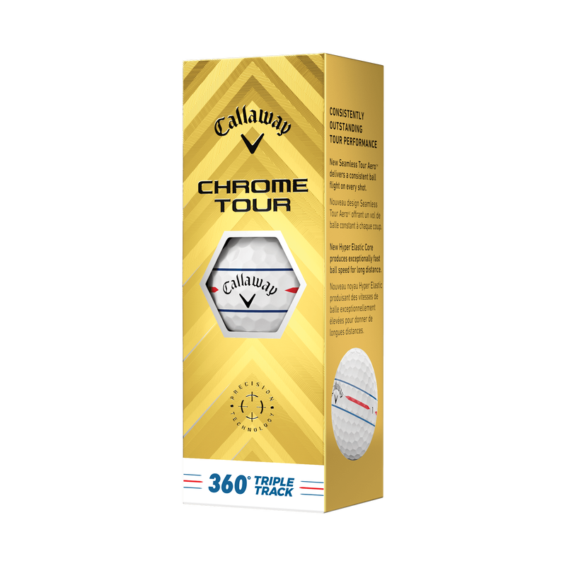 Chrome Tour 360 Triple Track '24 Golf Balls - View 5