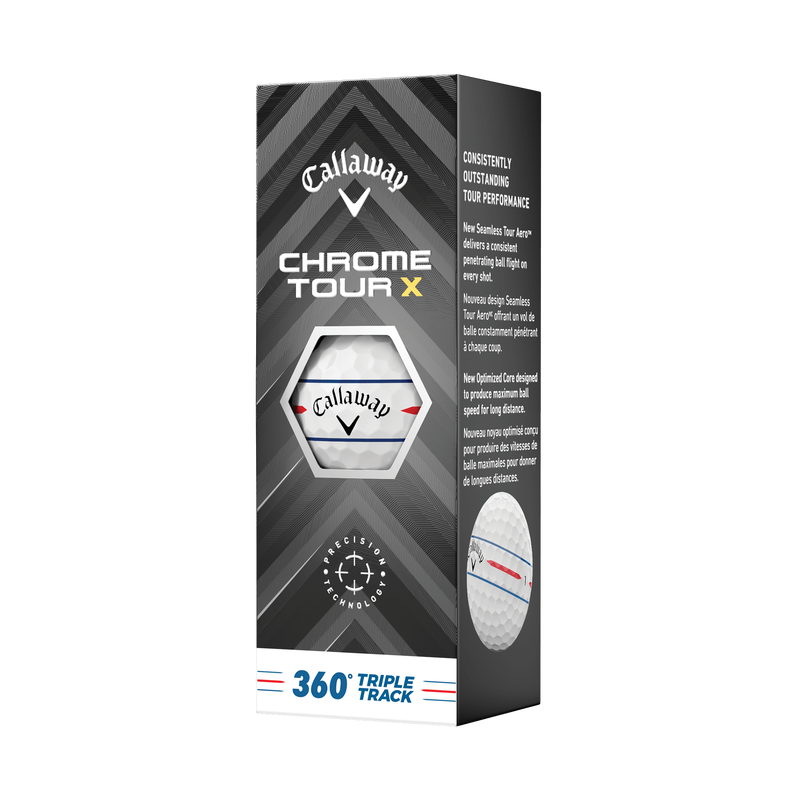 Chrome Tour X 360 Triple Track '24 Golf Balls - View 4
