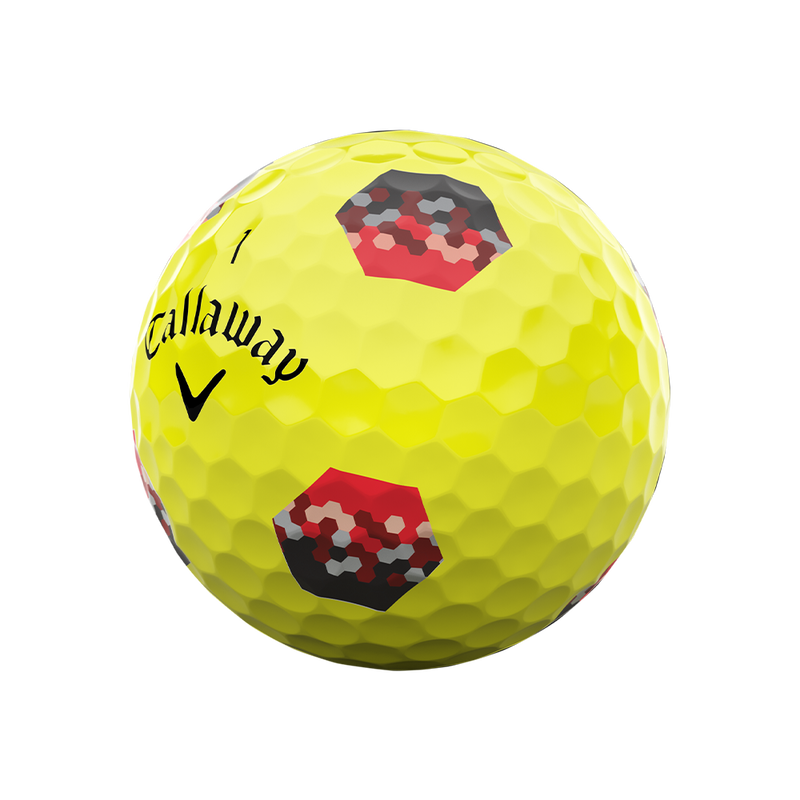 Chrome Soft TruTrack Yellow Golf Balls - View 3