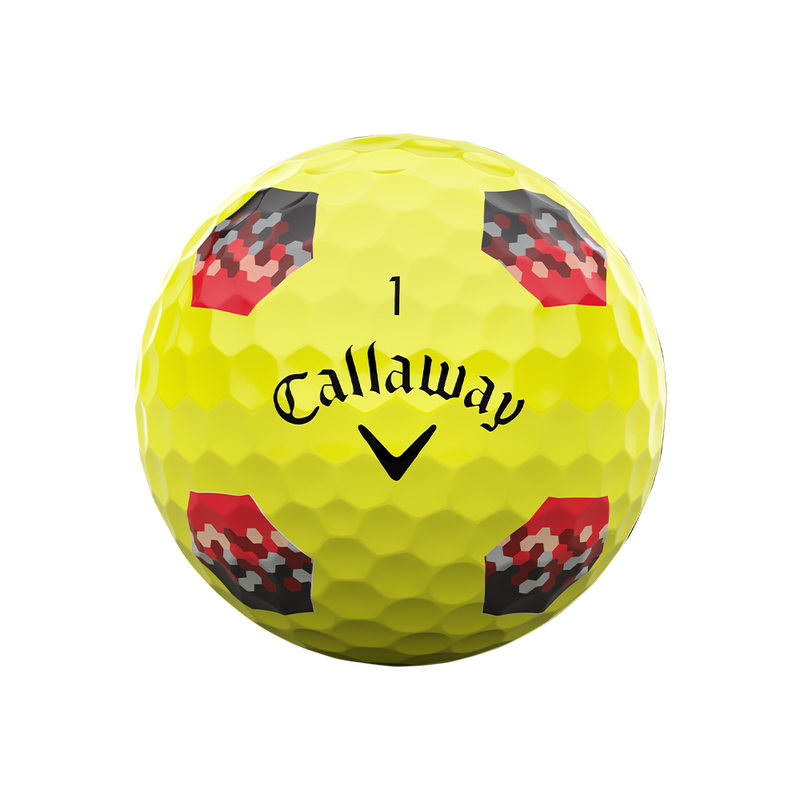 Chrome Soft TruTrack Yellow Golf Balls - View 4
