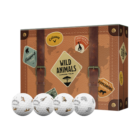 Chrome Tour Wild Animals Golf Balls