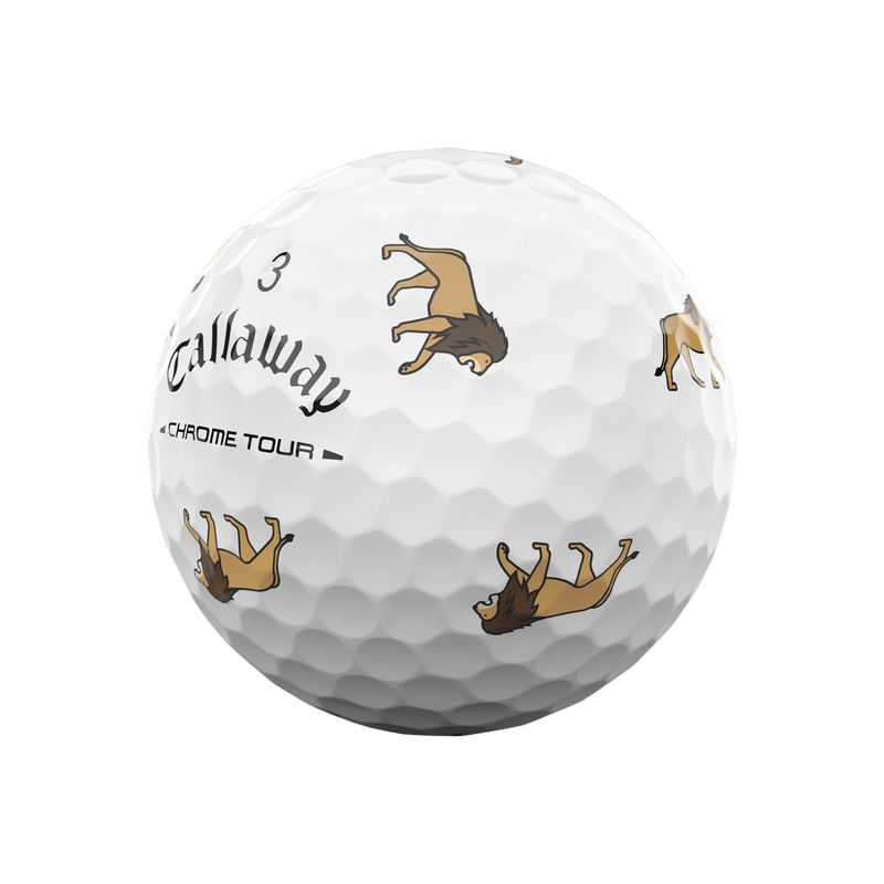 Chrome Tour Wild Animals Golf Balls - View 5