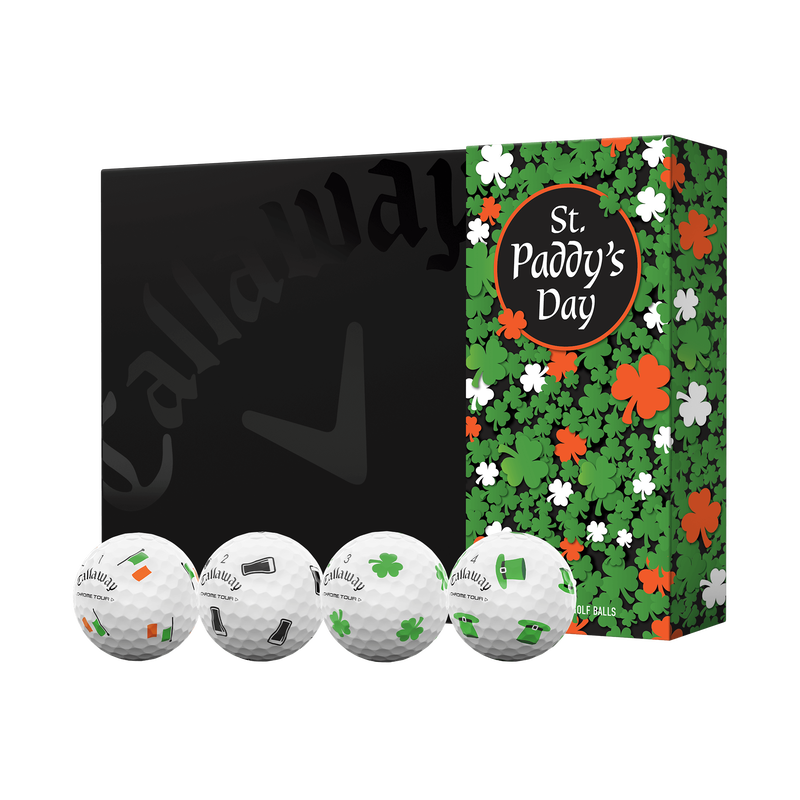 Chrome Tour Luck of the Irish Golf Balls - View 1