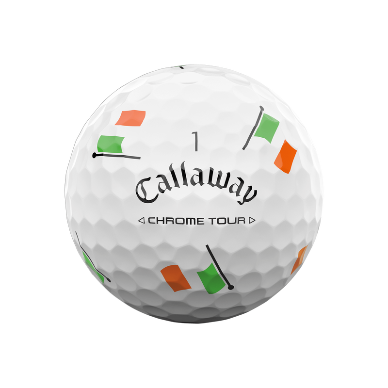 Chrome Tour Luck of the Irish Golf Balls - View 3