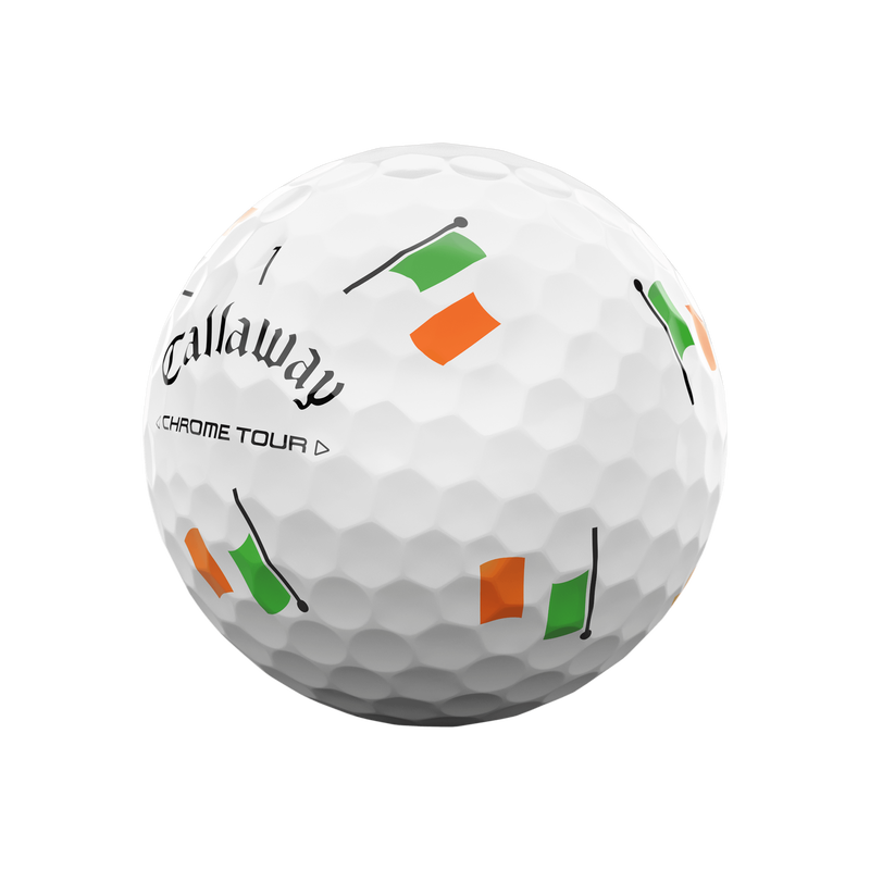 Chrome Tour Luck of the Irish Golf Balls - View 4