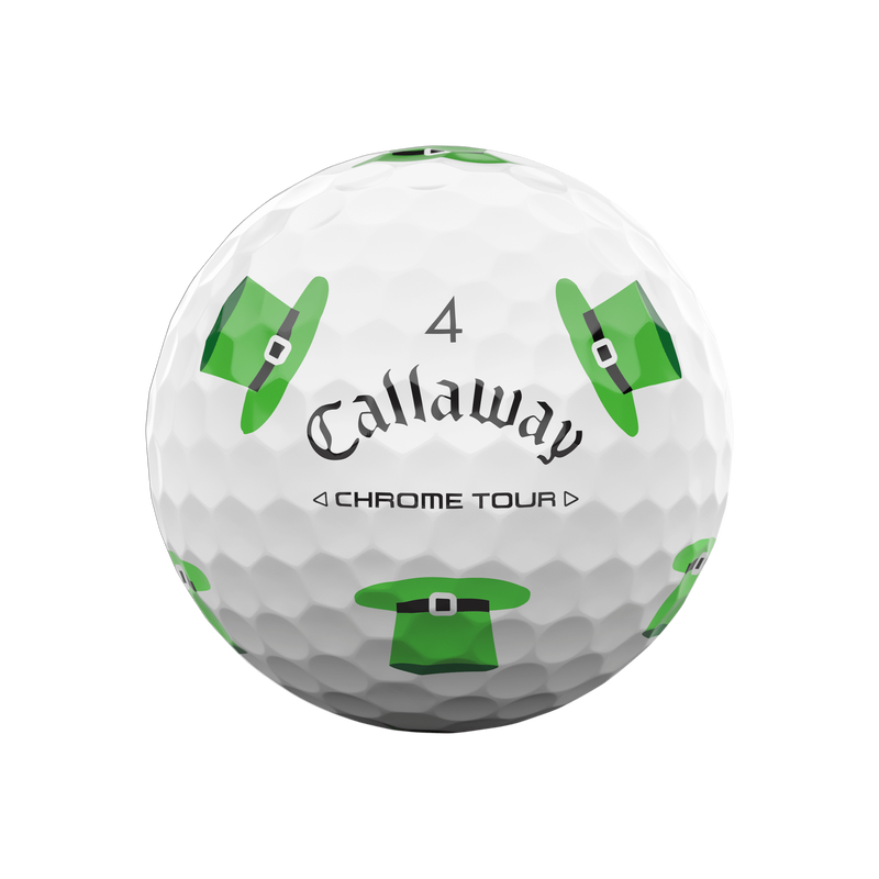Chrome Tour Luck of the Irish Golf Balls - View 9