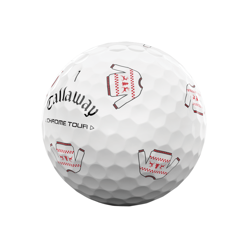Chrome Tour Ugly Sweater Golf Balls - View 2