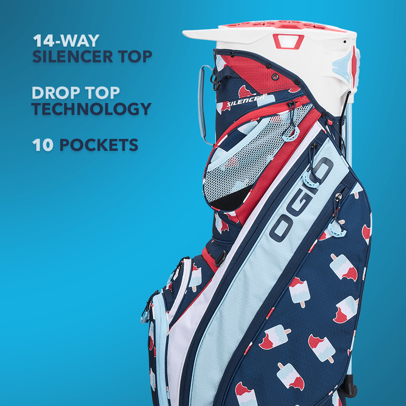 SILENCER HYBRID GOLF BAG - View 10