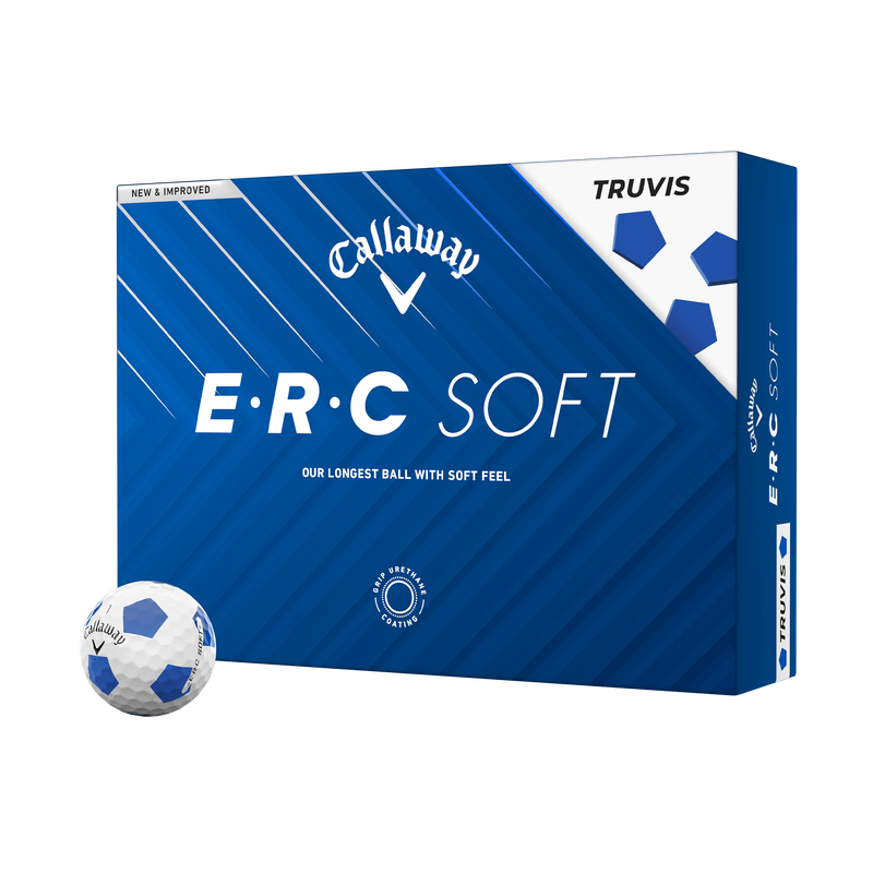 Balles de golf E•R•C Soft Truvis Blue - View 1