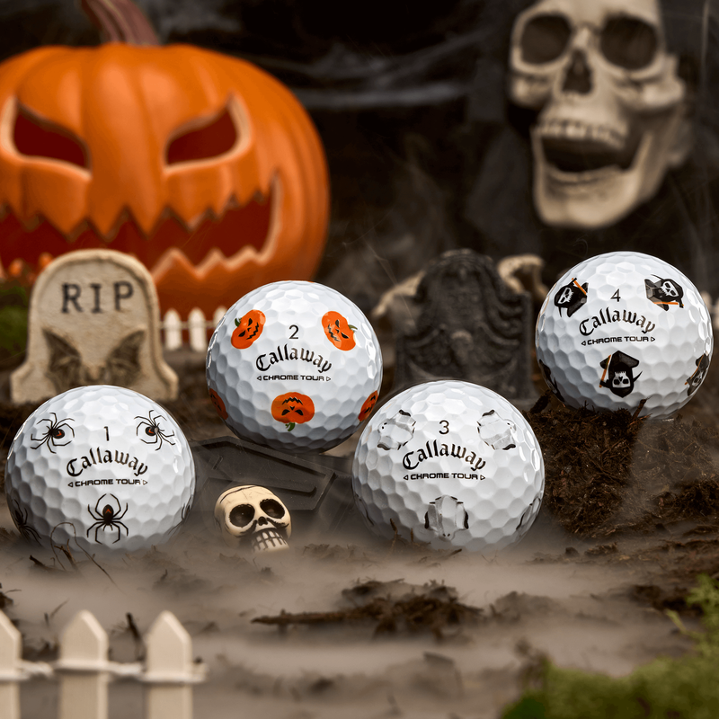 Balles de golf Halloween Chrome Tour - View 3