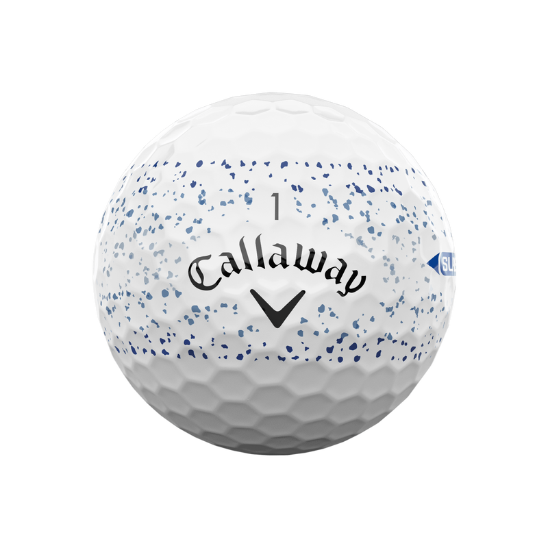 Ballons de golf Supersoft Splatter 360 Blue - View 3