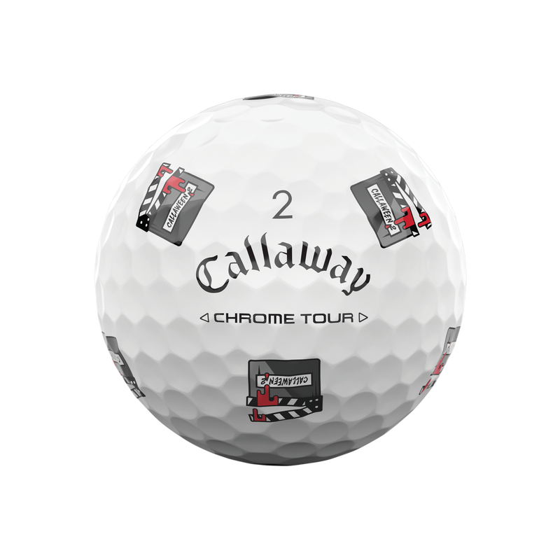 Chrome Tour Halloween Golf Balls - View 5