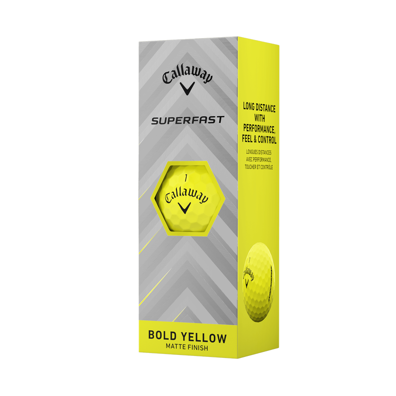 Balles de Golf Superfast Bold Yellow 15-Pack - View 4