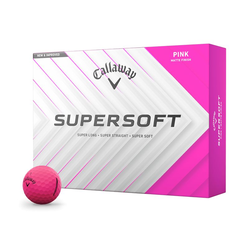 Bolas de golf Supersoft mate rose - View 1