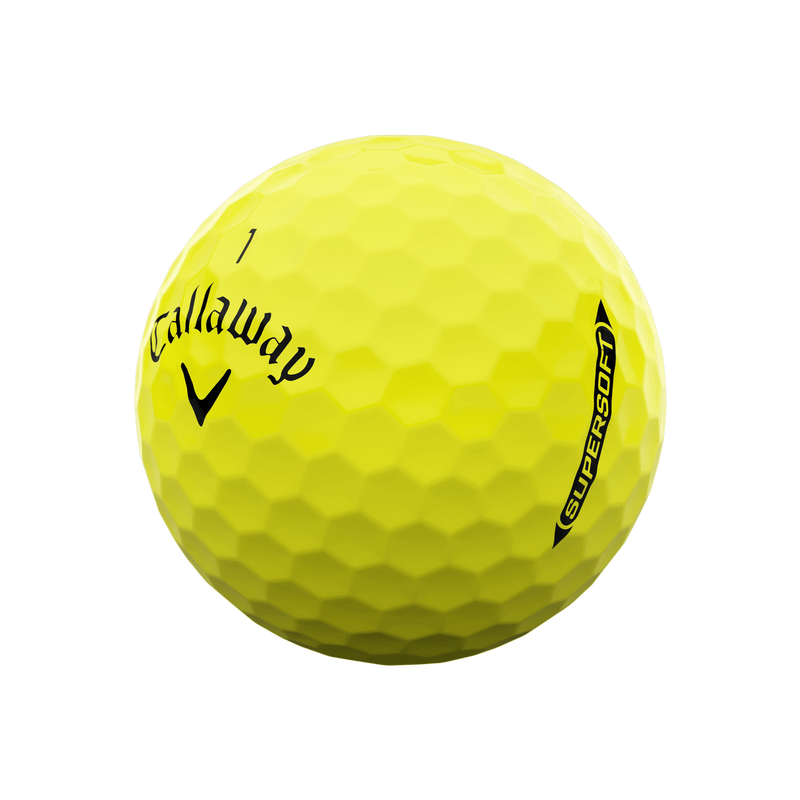 Balles de golf jaunes Supersoft - View 2