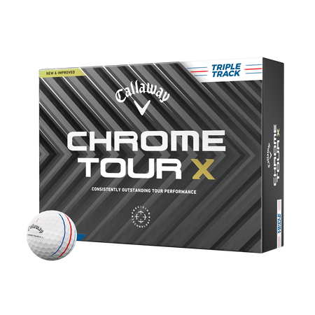 Ballons de golf Chrome Tour X Triple Track