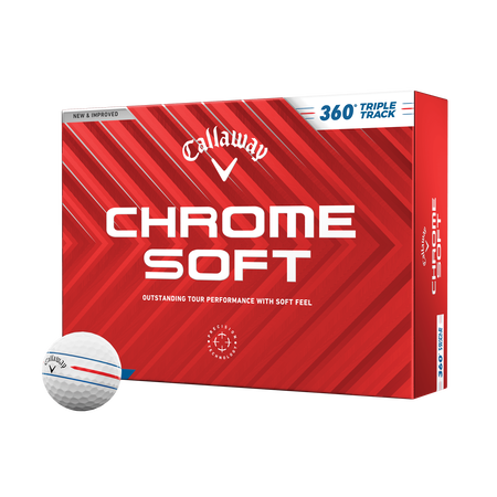 Balles de golf Chrome Soft 360 Triple Track