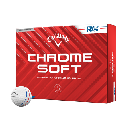 Balles de Golf Chrome Soft Triple Track
