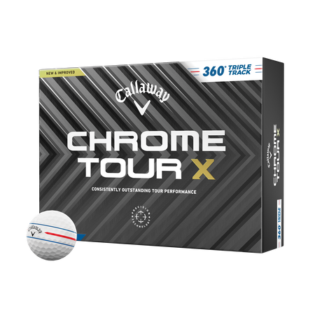Ballons de Golf Chrome Tour X 360 Triple Track