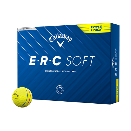 Balles de golf jaunes E&bull;R&bull;C Soft