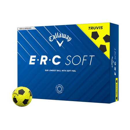 Balles de golf E&bull;R&bull;C Soft Truvis Jaunes