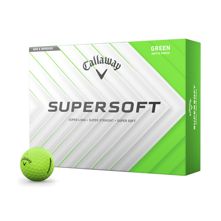 Balles de golf Supersoft Matte Green