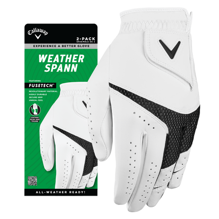 Gants de golf Weather Spann pour femmes (2 pi&egrave;ces)
