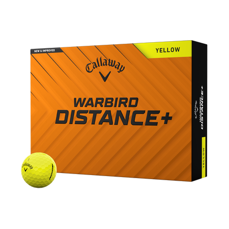 Balles de golf Warbird Distance+ Jaunes