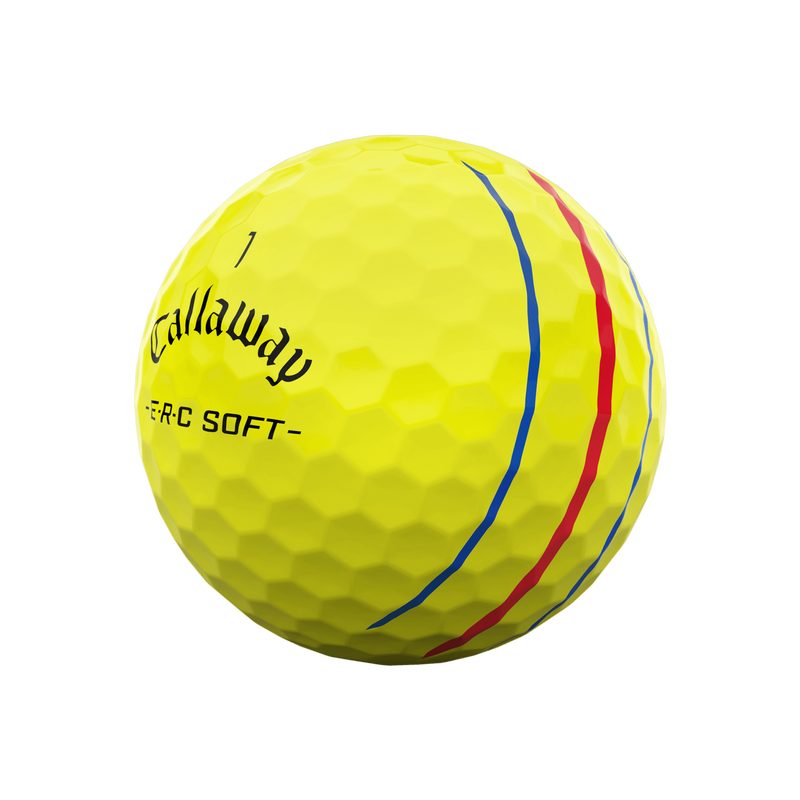 Balles de golf jaunes E&bull;R&bull;C Soft - View 2