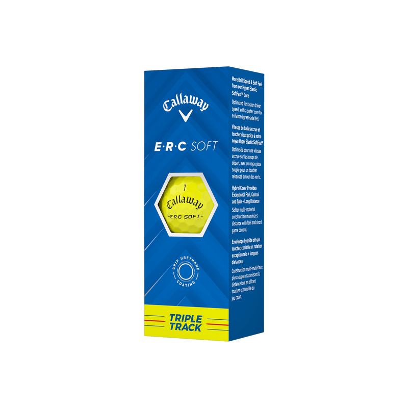 Balles de golf jaunes E&bull;R&bull;C Soft - View 5