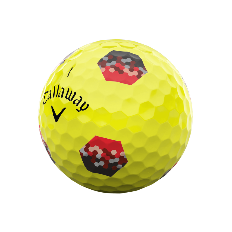 Ballons de golf Chrome Soft TruTrack Jaune - View 2