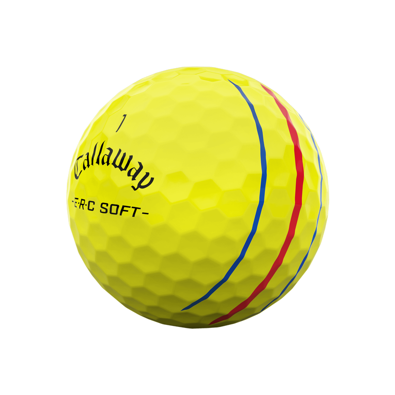 Balles de golf jaunes E&bull;R&bull;C Soft - View 2
