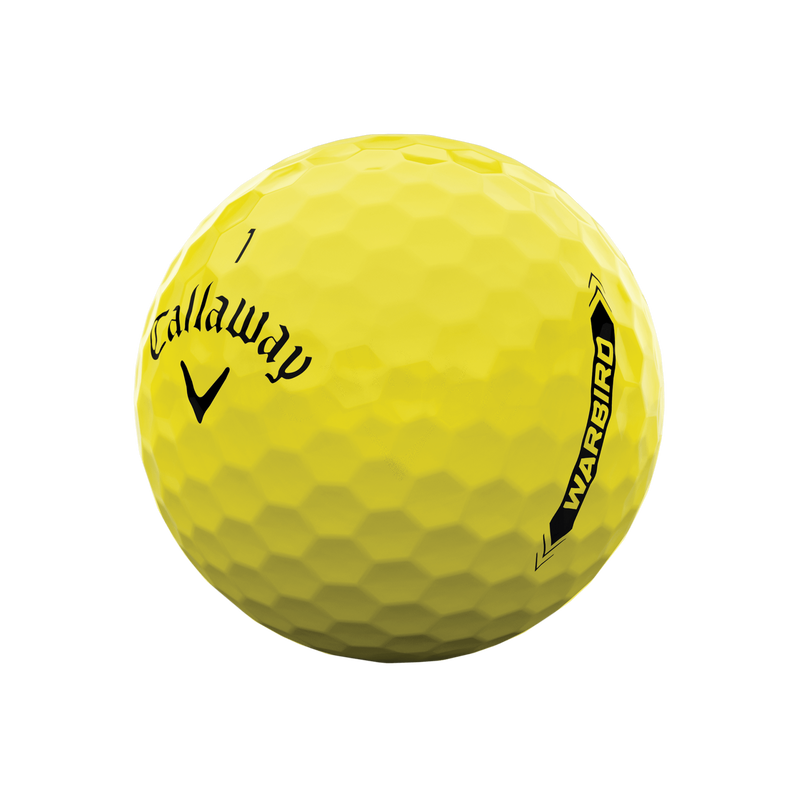 2023 Warbird Yellow Golf Balls - View 2