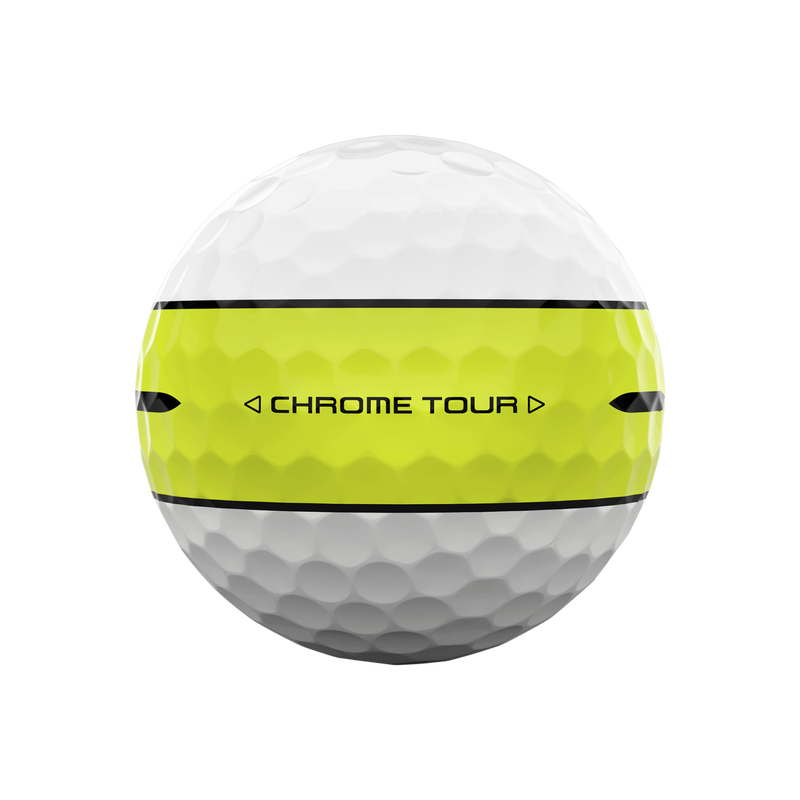 Chrome Tour 360 Yellow Stripe '24 Golf Balls - View 4