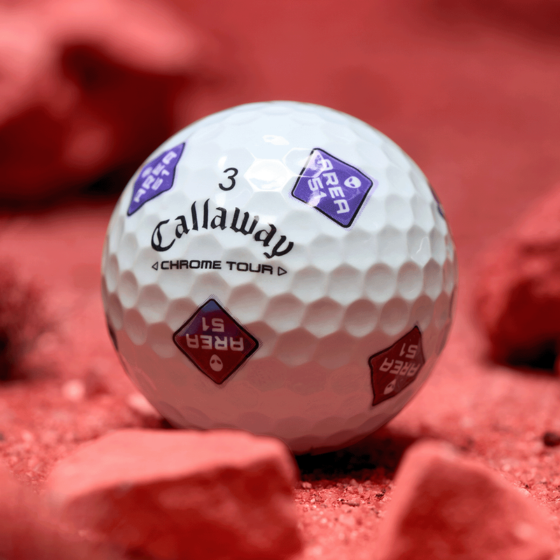 Chrome Tour Area 51 Golf Balls - View 5