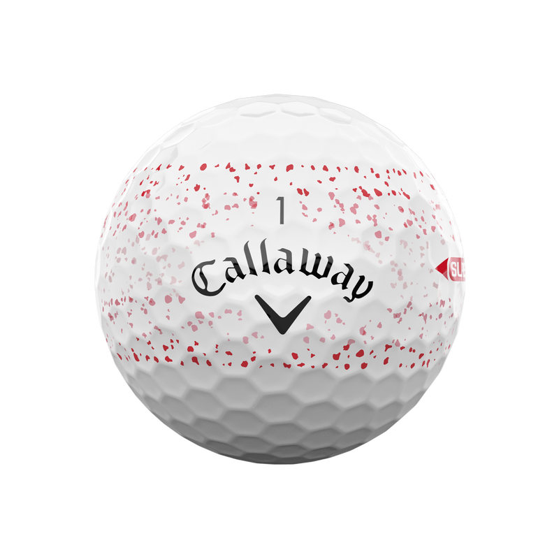 Balles de golf Supersoft Splatter 360 Rouge - View 3