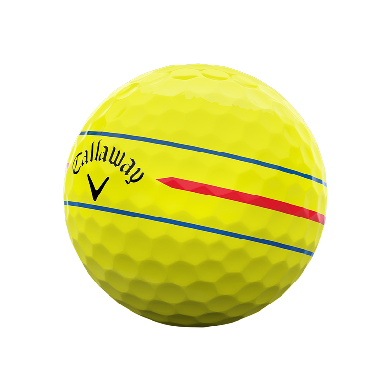Chrome Soft 360 Triple Track Yellow Golf Balls - View 3
