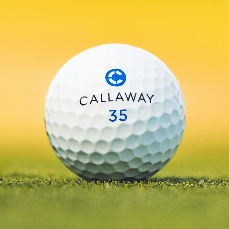 Chrome Tour Retro Golf Balls - View 2