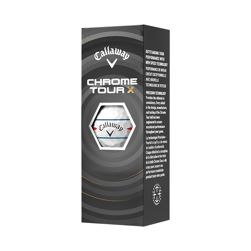 Chrome Tour X 360 Triple Track Golf Balls - View 6