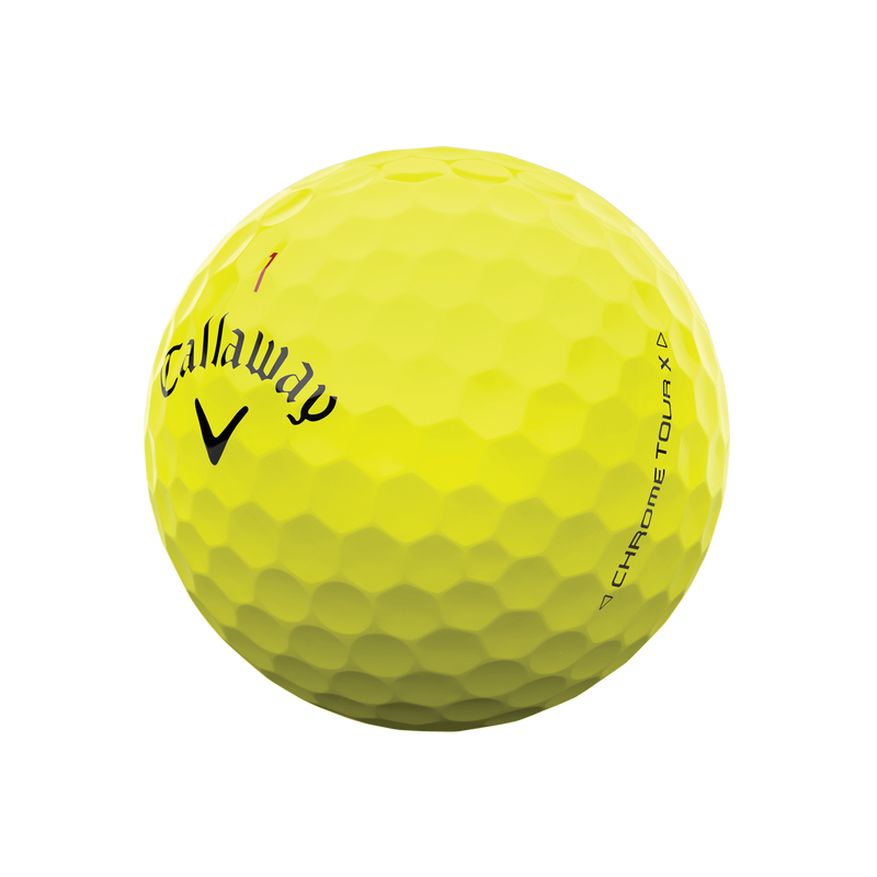 Balles de golf Chrome Tour X Yellow - View 2
