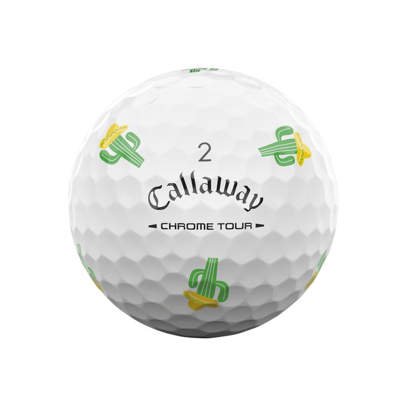 Chrome Tour Cinco de Mayo Golf Balls - View 5