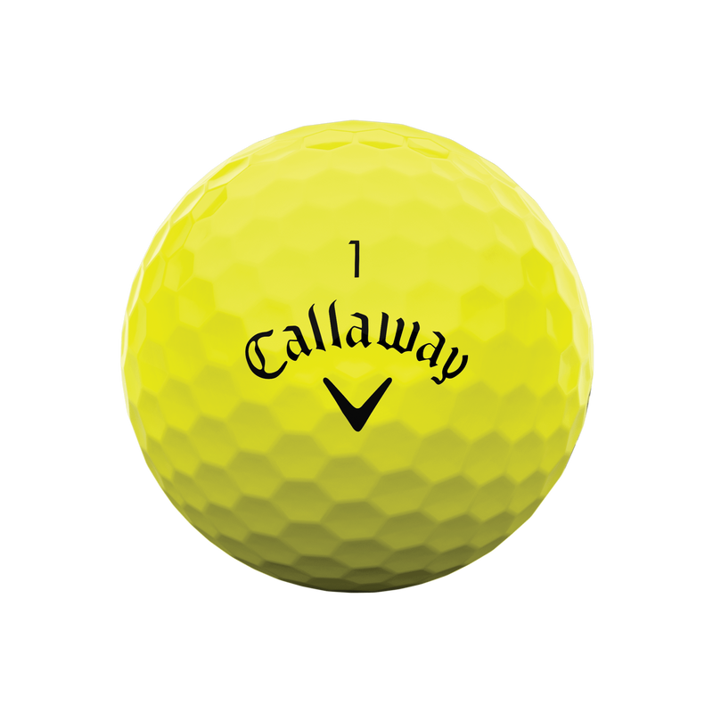 Balles de golf Warbird Distance+ Jaunes - View 3
