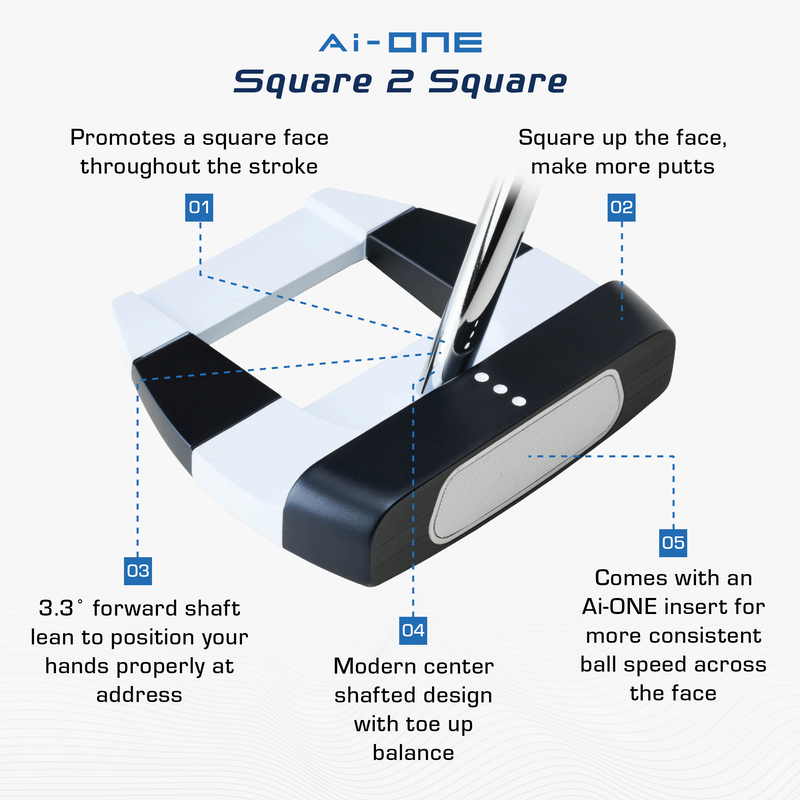 Putter Ai-ONE Square 2 Square #7 - View 3