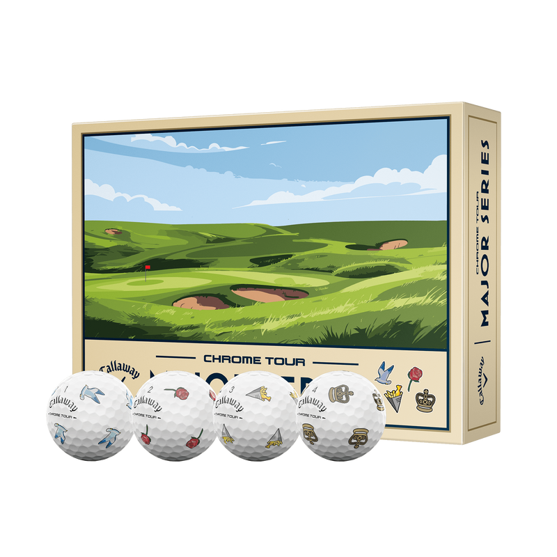 Chrome Tour Major Series: July Major Golf Balls - View 1
